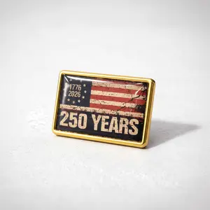 250 Years 1776-2026 Flag Enamel Lapel Pin