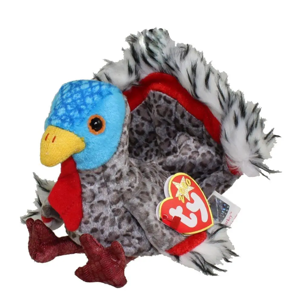 TY Beanie Baby - LURKEY the Turkey (5 inch) (2000) MWMTs