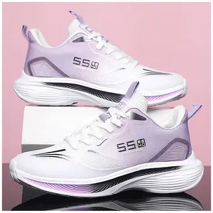Women's Shoes Versatile Spring New Casual Women's Single Shoes Running Shoes Soft Sole Shock Absorption Lightweight Sports Shoes
