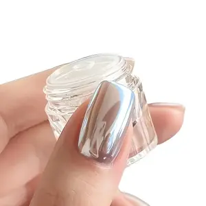 Aurora Pearl Diamond Nail Sequins, Chrome Mirror Effect, Moonlight Glitter Powder, Perfect Gift for Women, Salon DIY Choice