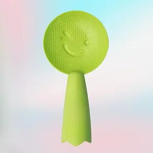 Custom Text Personalized Durable Rice Serving Spoon, Creative Stand-Up Joyful Face Plastic Kitchen Rice Scoop, Rice Paddle, Household Non-Stick Rice Scoop, Rice Cooker Spoon