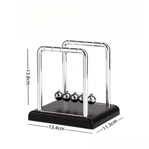 Newton's Pendulum Ball Collision Small Ornament Perpetual Motion Machine Creative Magnetic Levitation Physics Decoration Office Desk Home Decor