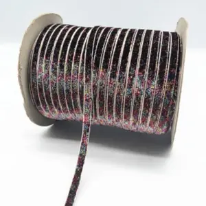 6mm Handmade Ribbon Gift Packaging Single-sided Flocking