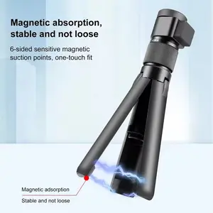 Desktop Tripod with Rotating Handle, 1/4 Screw Mount, Compatible with Insta360 X5 X4 X3 Dji Gopro 13 Camera Accessories