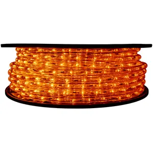 Brilliant Brand Lighting Orange LED Rope Light - 120 Volt - 148 Feet