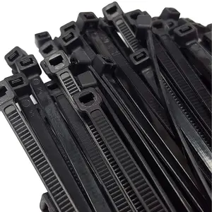 Nylon Cable Tie, Easy to Use Durable Tensile Strength Fixed Tie with Gears, Multipurpose Fastening Accessories for Home Wire Management & Plantation