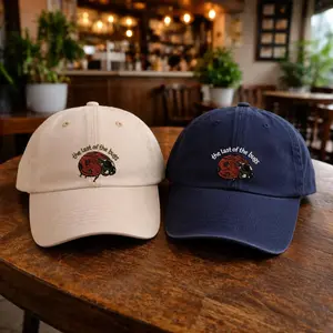 Embroidered Last of The Bugs Club Hat, Music Inspired Hat, Ladybug Dancing Hat, Cap, Music Fan Gift