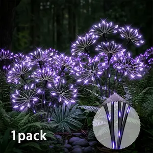 Solar Swing Starburst Fireworks Light, 2 Modes Flashing/steady, Outdoor Garden Lamp, Auto On/off, Ideal for Courtyards, Gardens, Weddings, Celebrations