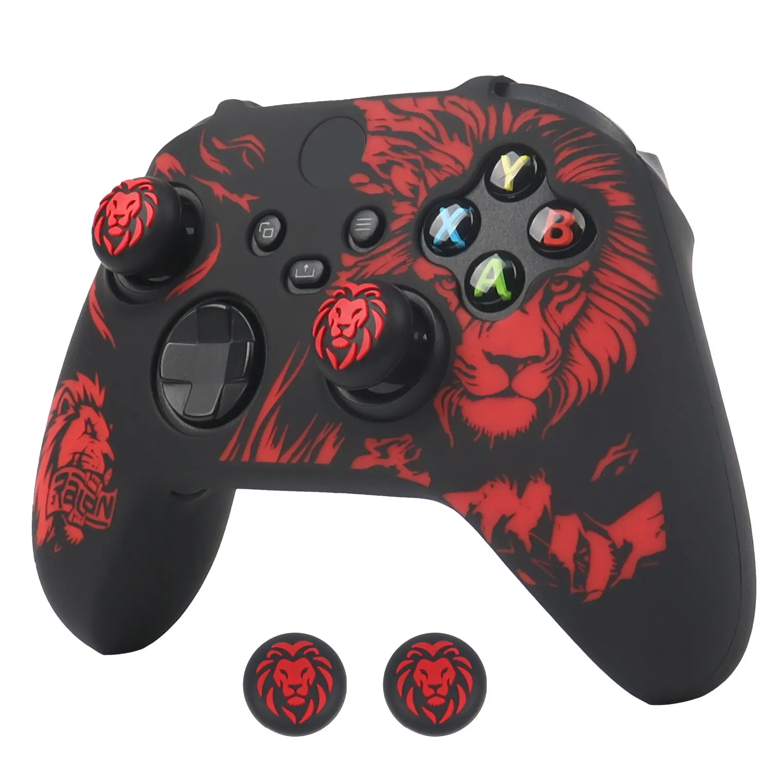 For Xbox Series X Gamepad Skin Laser Engraved Silicone Cover Perfect Fit for Xbox Series S Controller Case Joystick Accessories Console Controller Accessories