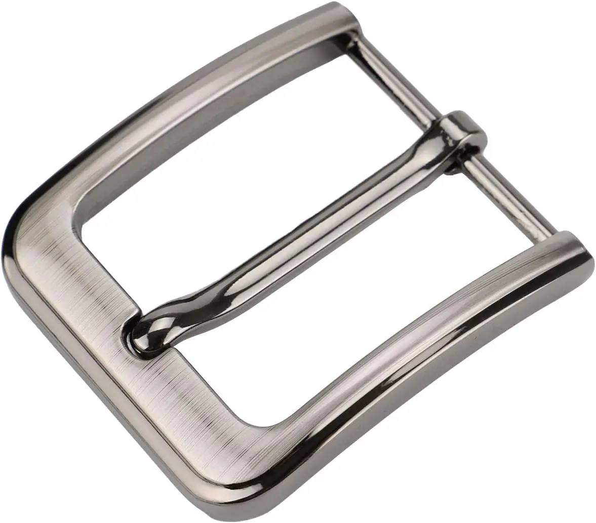 1.5 Inches (38-40 mm) Belt Buckle Single Prong Square Replacement Buckle for Men Women Belt