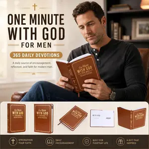 365 Days Spiritual Journal for Men and Women, Portable Daily Reflection Notebook, Perfect Gift for Holidays, Birthdays, Christmas, New Year