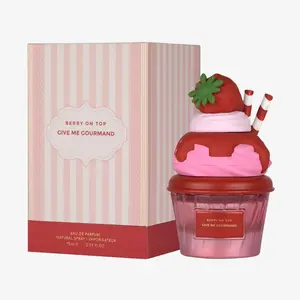 Berry on Top Give Me Gourmand Unisex Eau de Parfum Natural Spray 75ml Vanilla Scent Gentle & Appealing For Everyday Use Perfume Bottle