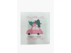 Santa's Pink Ride Napkins
