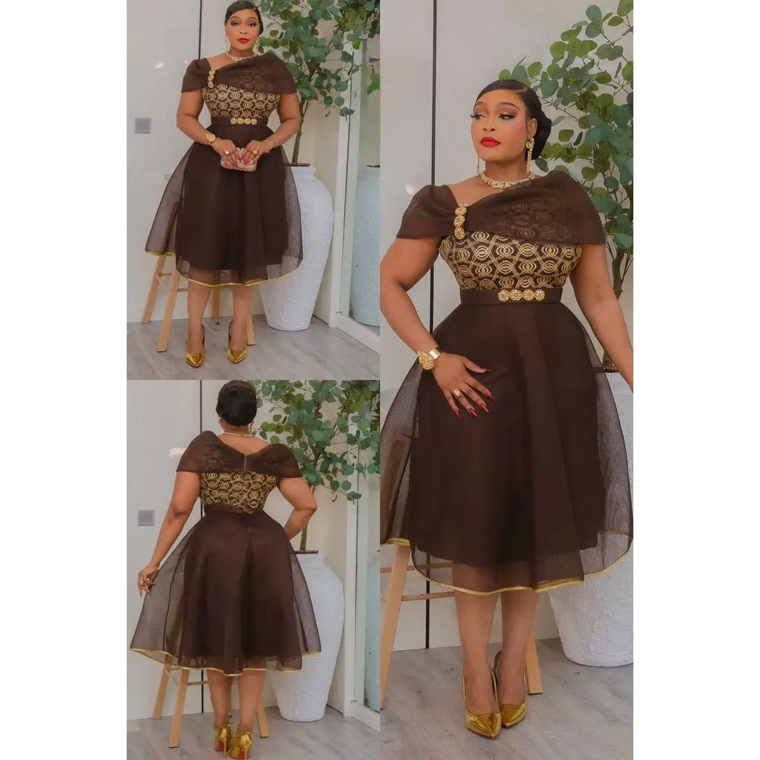Brown Off-The-Shoulder Rhinestone Twirl Skater Dress: Wedding Guest Birthday Party Cocktail Dinner - TikTok Shop Brown Off-The-Shoulder Rhinestone Twirl Skater Dress: Wedding Guest Birthday Party Cocktail Dinner - TikTok Shop