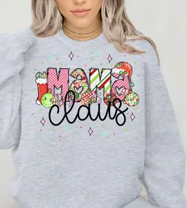 Mama Claus  Cozy soft Pullover sweatshirt for this Christmas season.