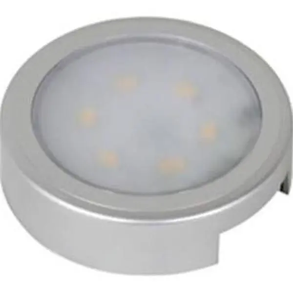 Jesco Lighting RZ-TR-RD-30-WH Snap-On LED Round Puck Light 3000K, White