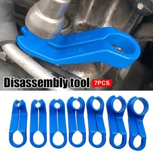 7PCS Auto Repair Kit: AC Car Fuel Line Disconnect Tool Set Automotive Vehicle Tool for Ford Chrysler - Air Conditioner & Transmission Oil Cooler Line Tools