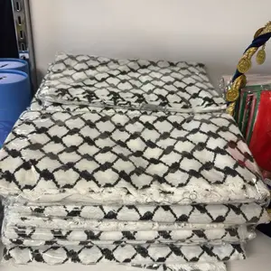 Original Black-and-White Kufiya Scarf