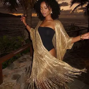 Sexy Loose Summer Shawl - Beach Robe Tunic Dress Cover Up for Vacation