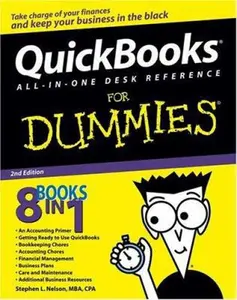 USED-Quickbooks All-in-one Desk Ref FD 2e by Stephen L. Nelson (Paperback)