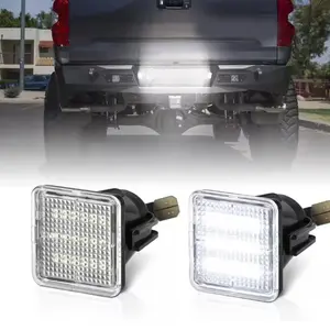 2 Pieces LED License Plate Lights, Led Car Lights, Fit Toyota Tacoma 2016-2022, Tundra 2014-2021, 12V Energy Efficient, FCC Certified, Genuine Toyota-Compatible, Plug & Play Error-Free, 6500K High-Intensity LED, Durable Construction
