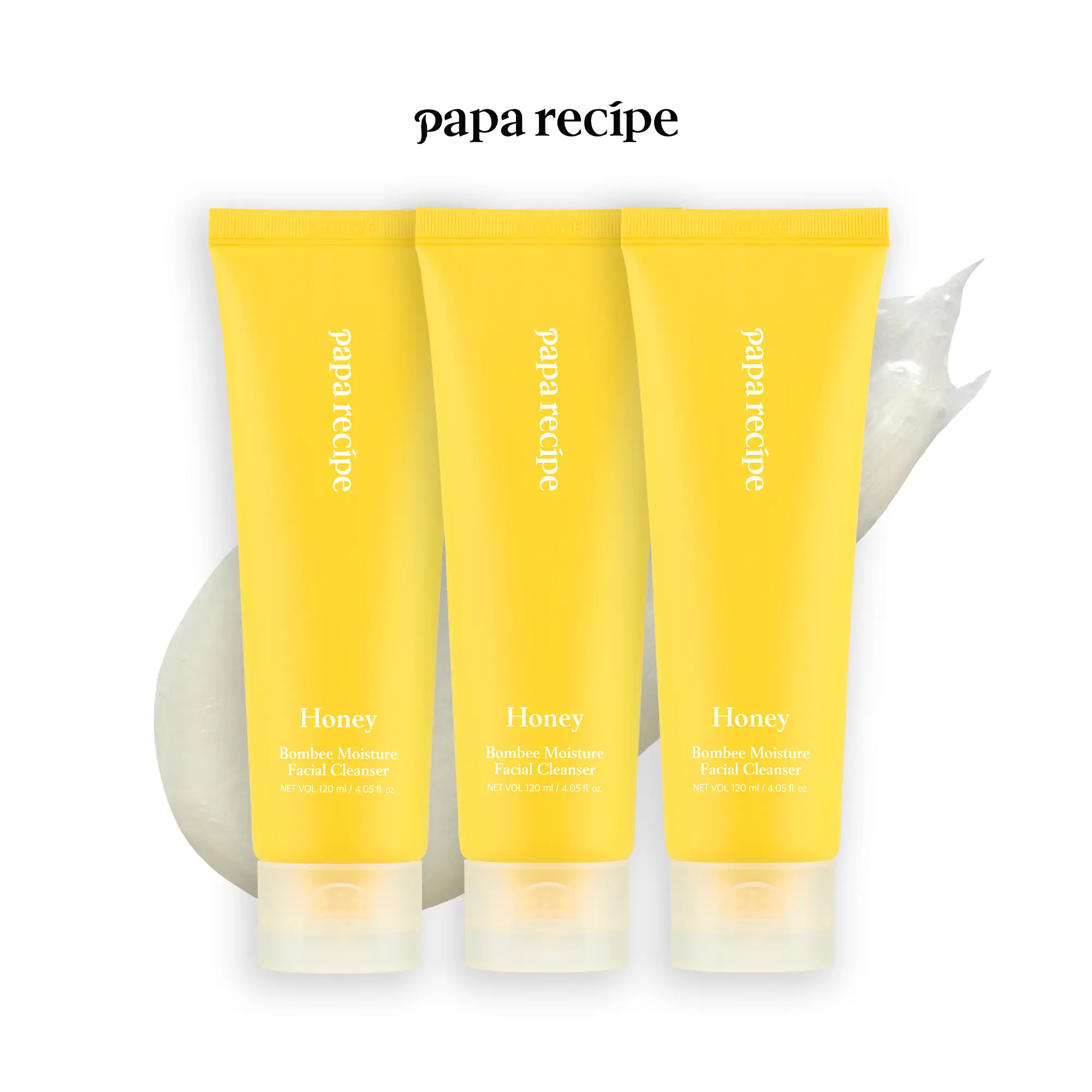 Papa Recipe Bombee Honey Moisture Facial Cleanser 3-Pack