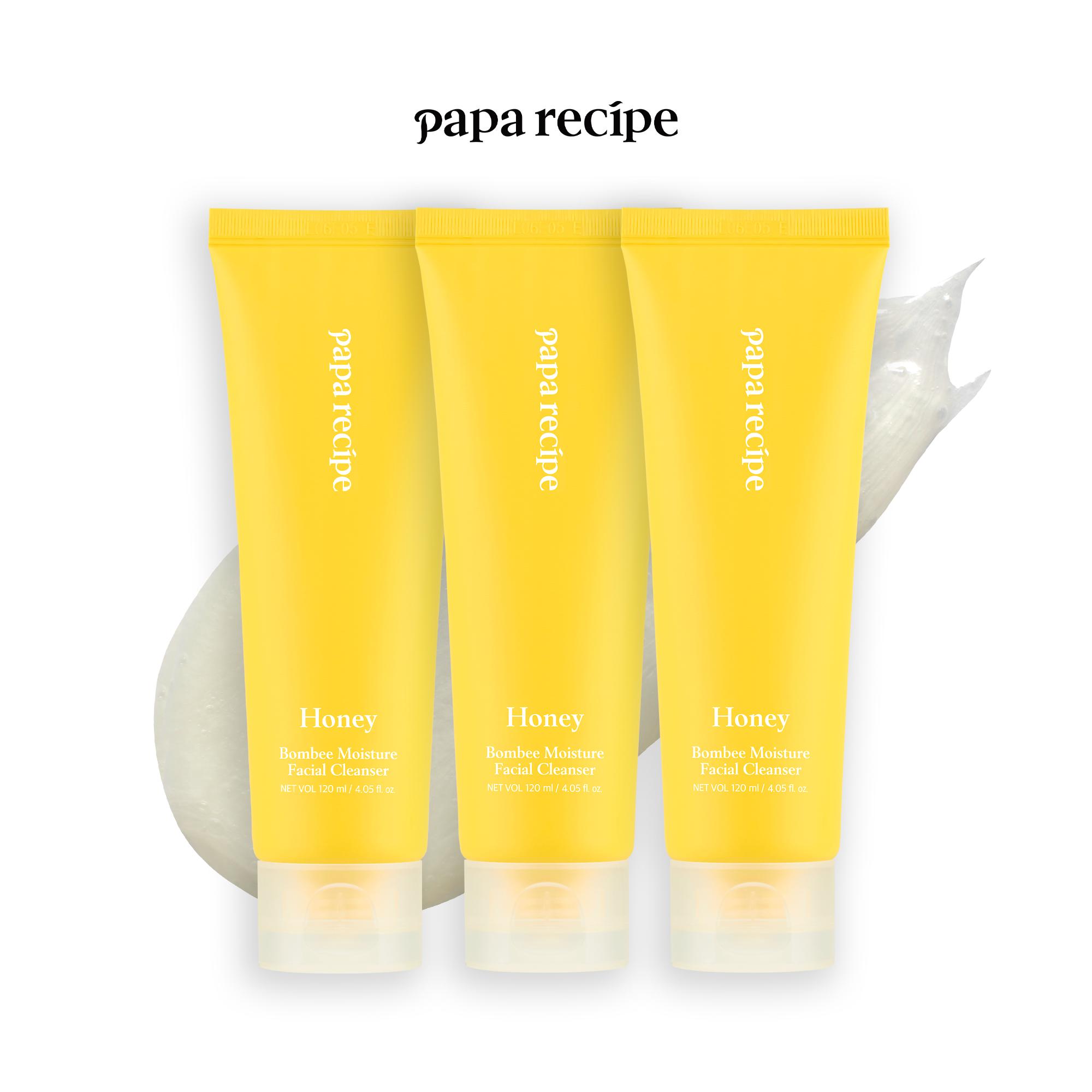 Papa Recipe Bombee Honey Moisture Facial Cleanser 3-Pack