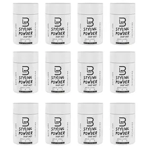 L3 Level 3 Travel Styling Powder - Small 0.18 oz for Travel - Natural Look Mens Powder - Sample Styling Powder (6, White)