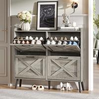 Washed Gray-4 Flip Drawers