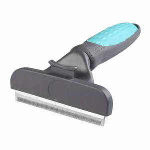 deShedding Tool for Medium/Large Cats and Dogs, Long Hair, Removes Loose Hair from Shedding Grooming Supplies
