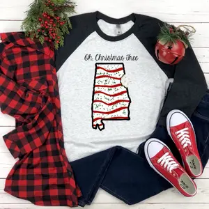 AL Oh Christmas Tree Screen Print Transfer