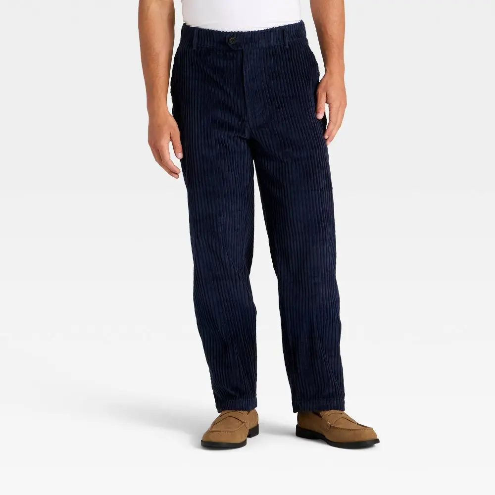 Houston White Men's Wide Wale Corduroy Trousers Houston White Men's Wide Wale Corduroy Trousers