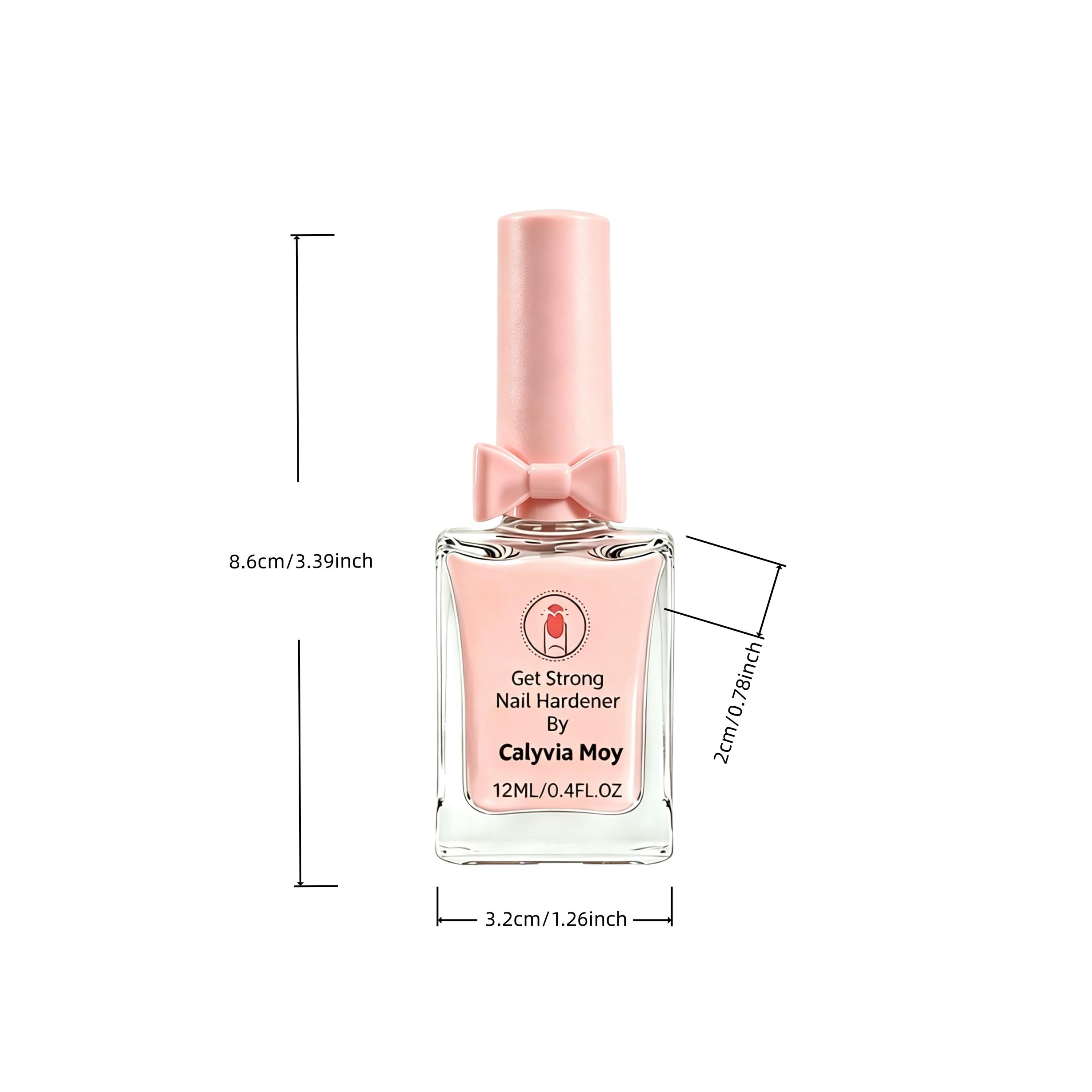 2Pcs Natural Pink Nail HardenPolish, Professional NailTherapist Exclusive, Nail Polish, Nail Strengthening Agent,Natural Transparent Pink, Long-Lasting Gloss, EnhancesNail Hardness, Smooth Application, Creates Shiny NailsYear-Round