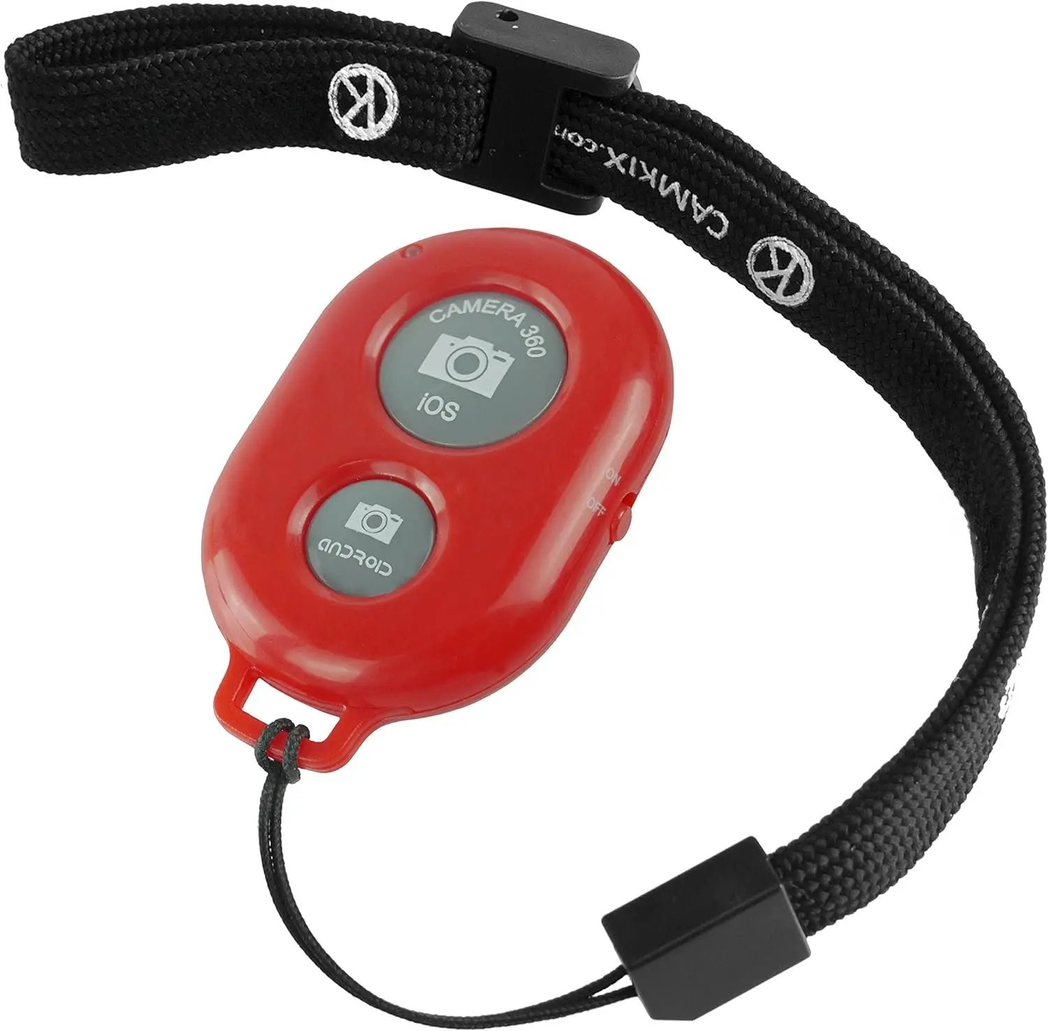Wireless Camera Shutter Remote Control - Handy, Adjustable, Lightweight, Compact Form Accessory with Smooth Pairing, 1-Touch Recording for Hands-Free Shots, Compatible with iOS & Android Cellphones, Smartphones, Tablets
