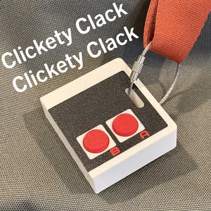 Classic NES Controller  Clicker Bag Charm, Adult  Toy,  Toy for Men, Cool , ADHD anxiety stress relief toy fidget