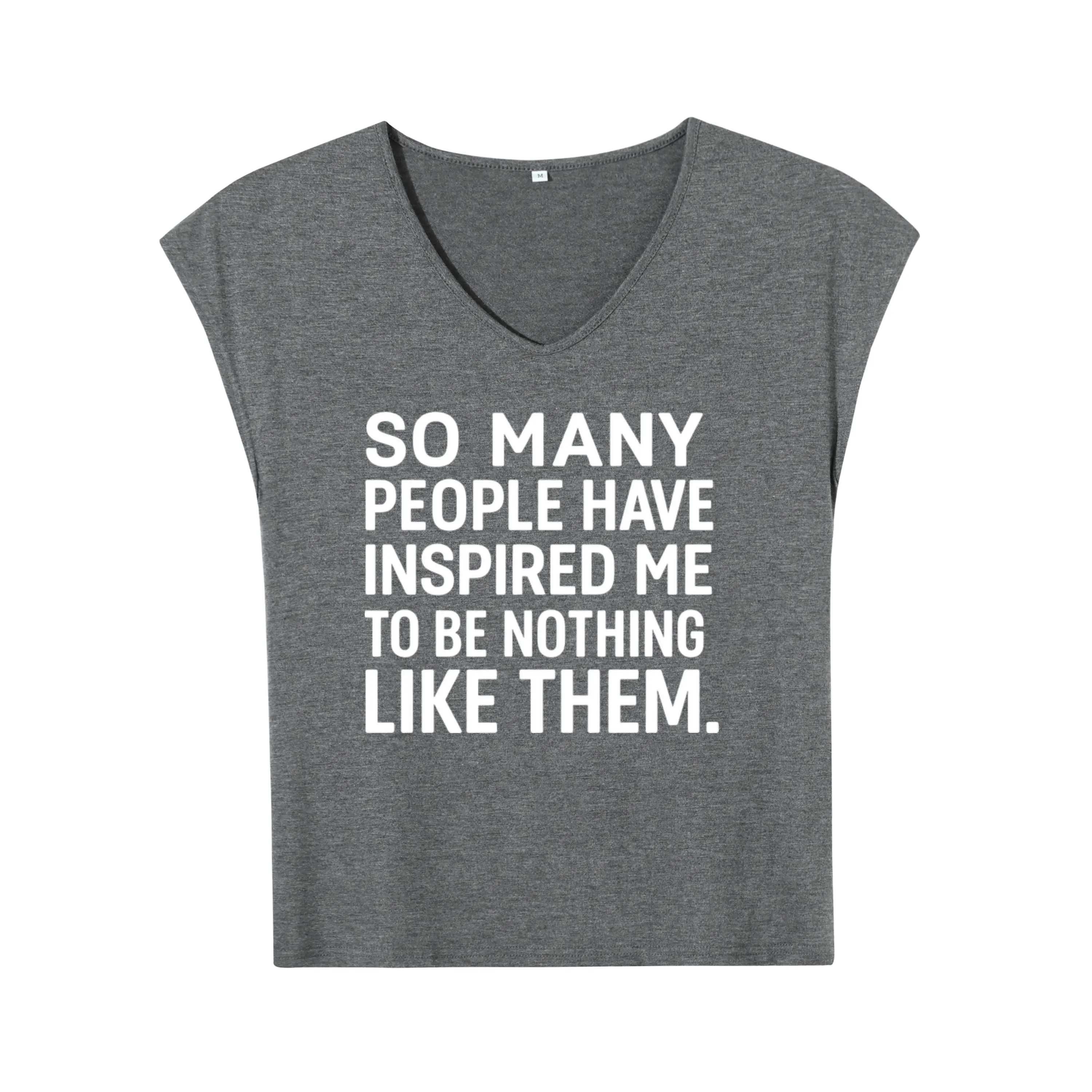 Unisex Sleeveless Vest with Funny Inspirational Quotes – Casual Crew Neck, Slight Stretch, Perfect for All Seasons Classic Breathable