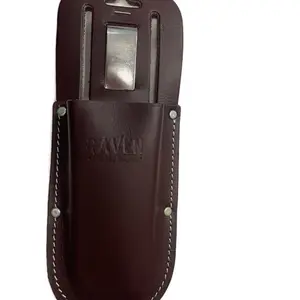 Red leather tool holster