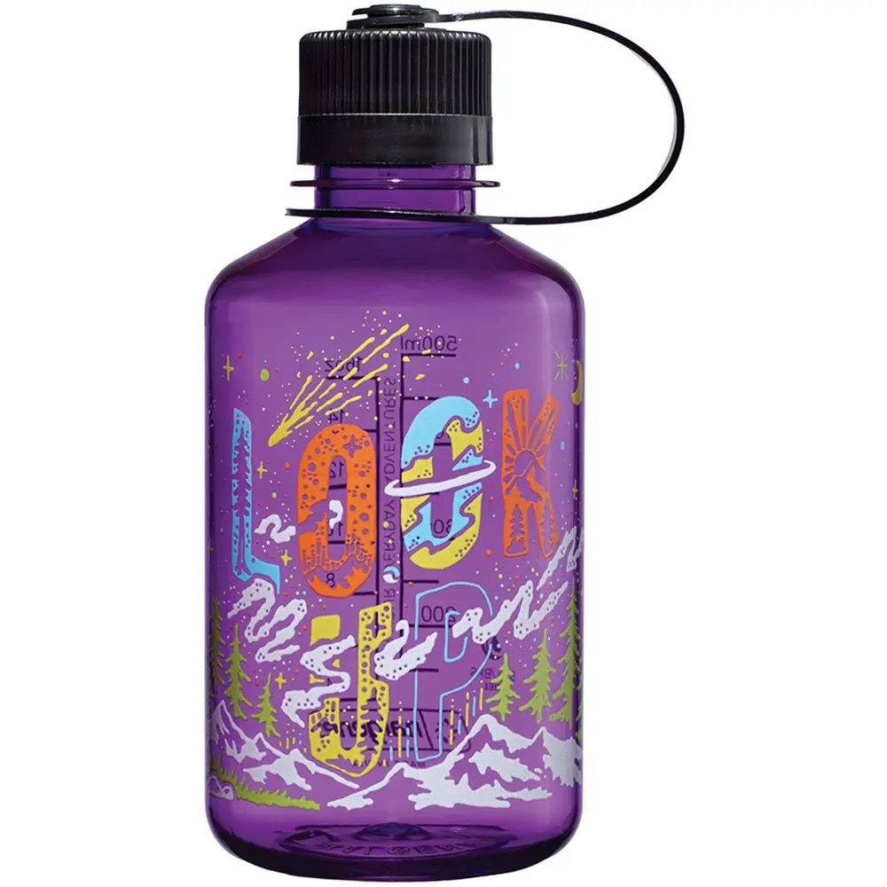 Nalgene 342895 16 oz Sustain Purple Look Up Bottle