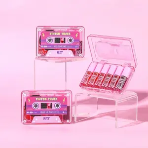 ROMANTIC BEAUTY- STEREO CASSETTE- JELLY LIP TINT- (1 SET of 6)
