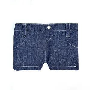 Mini Denim Coin & Card Wallet – Cute Foldable Jean Pouch, Portable Vintage Style | Perfect Gift Idea