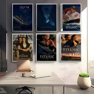 PIKPAKA American Classic T-Titanic Poster HD Waterproof Art Poster for Home, Bar & Café Decor | Fade-Resistant, Non-Sticky, Vibrant DIY Wall Print Perfect Decorative Poster for Office & Living Room