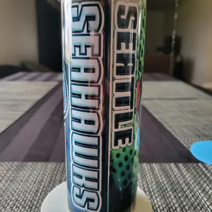 Green/Navy/Gray 20oz Skinny Tumbler Drinkware Reusable Washable