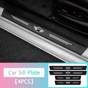 4pcs Car Door Sticker Threshold Anti-Scratch Decals, Accessories for Bmw Mini Cooper Countryman Clubman R55-R60 & F Series Models