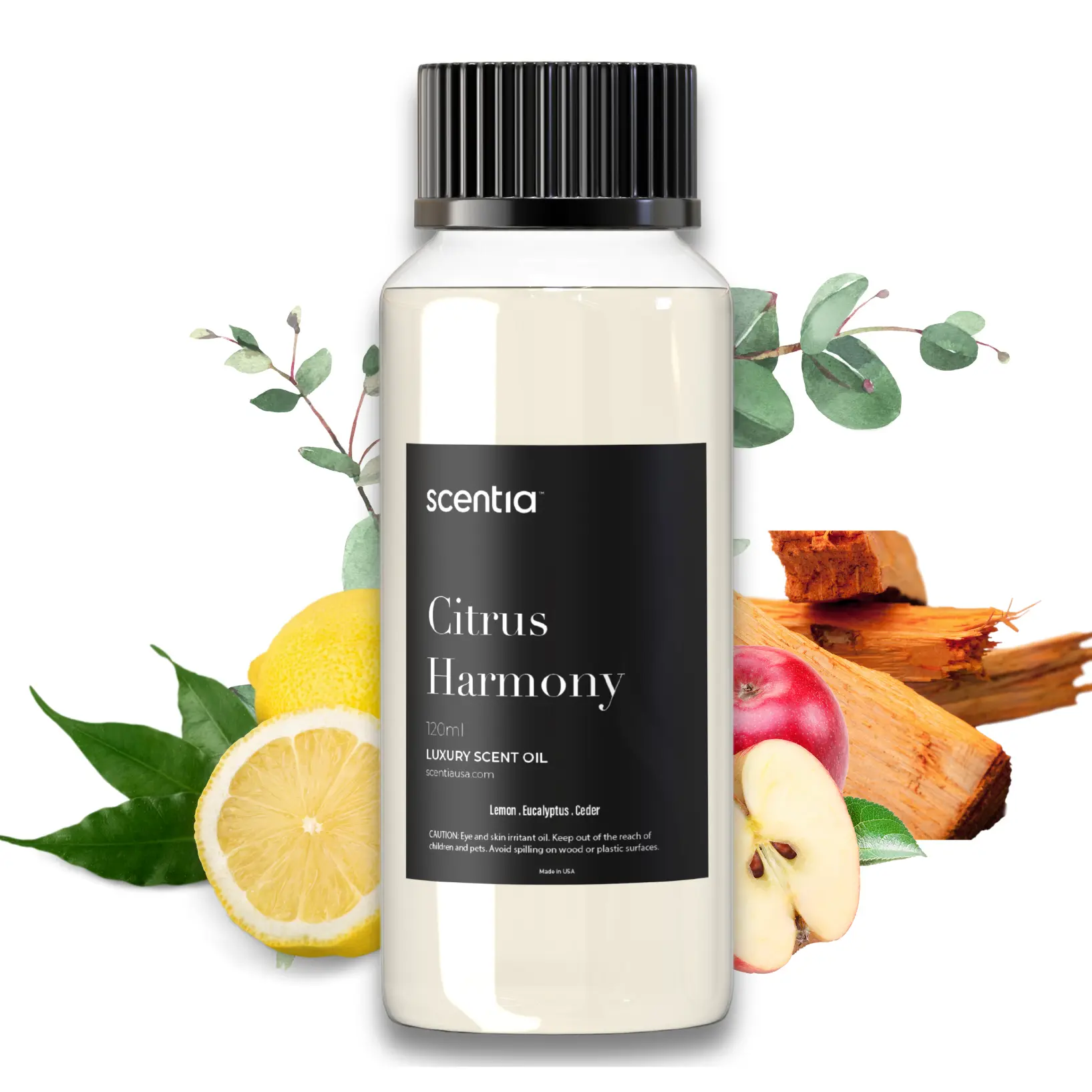 Scentia Citrus Blend Fragrance Oil - Aroma Diffuser Oil with Sage, for Home Care, Home Fragrances Supplies