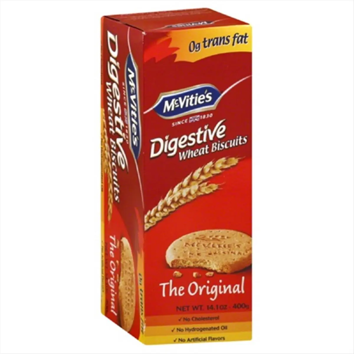 MCVITIES Digestive Crackers - 14.1 oz, Milk-Infused Snack with Sunflower Ingredients, Low-Sugar, Low-Salt - Pack of 12