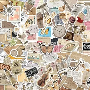 300 Pcs Vintage Stickers, Junk Journal Supplies, Cute Stickers for Journaling Supplies, Junk Journal Supplies, DIY Paper Crafts, Water Bottle Laptop Computer