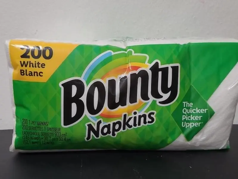 1-Ply White Diner Quilted Napkins Pack Of 200 count