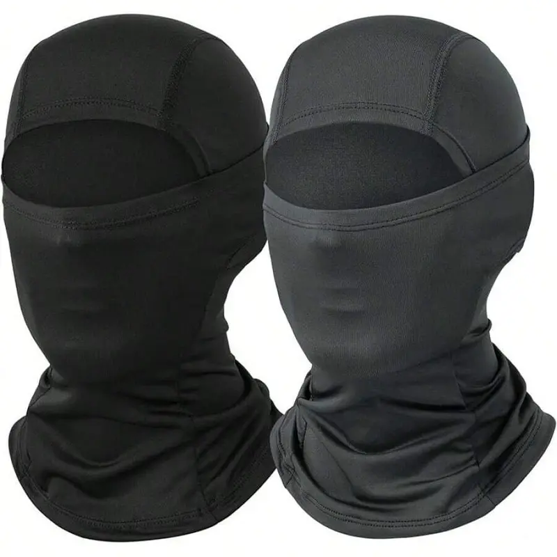 Ski Mask For Men 2 Pack Balaclava Face Mask Women Summer Shiesty Masks Motorcycle Helmet Full Head Cover Sun UV Protection