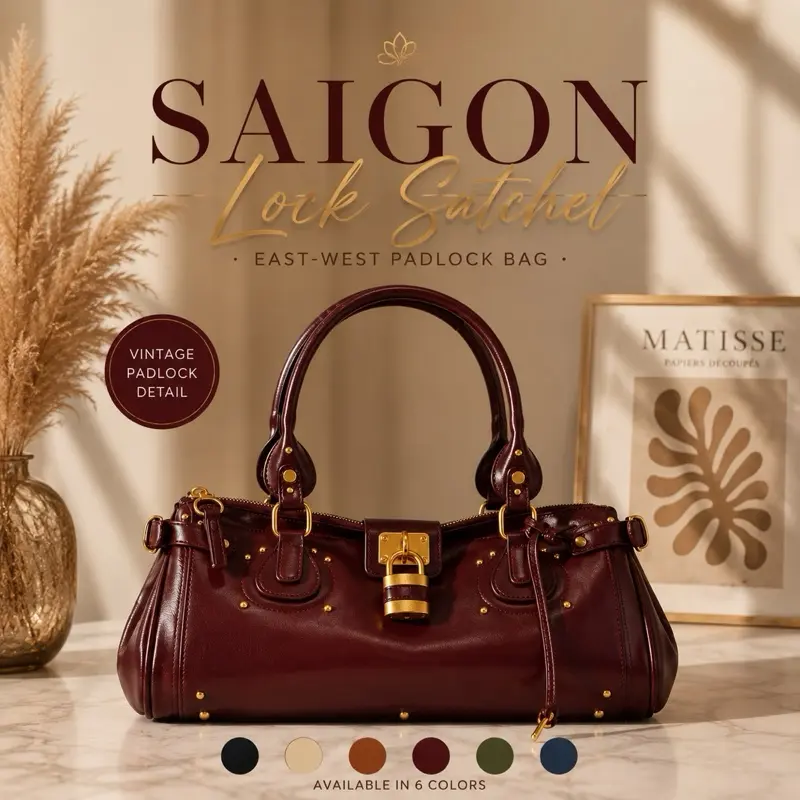 Saigon East West Satchel