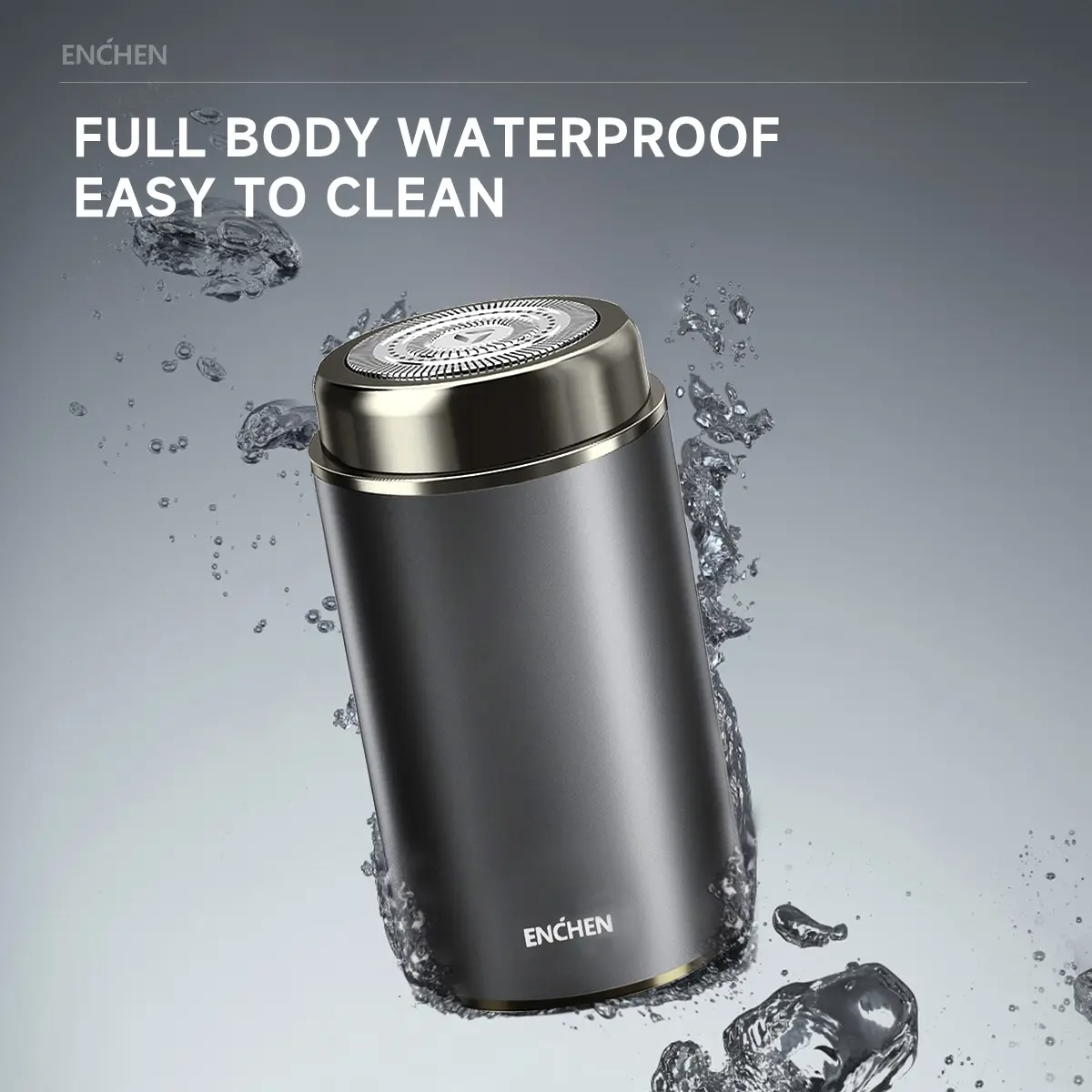 ENCHEN Electric Shaver Mini Portable One-Button Rechargeable Wet & Dry for Men, Rotary Portable Pocket Size Shaver - Comfort